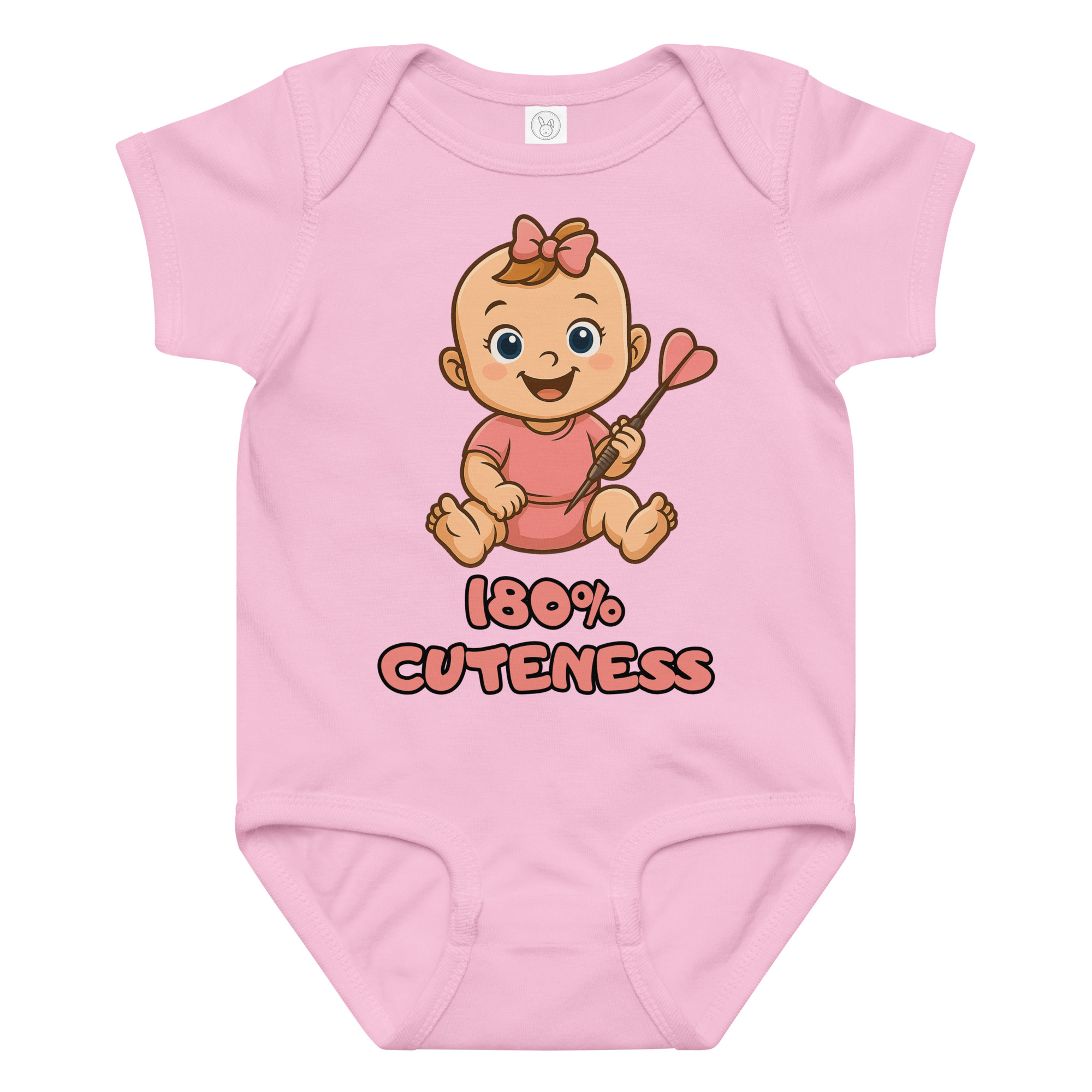 Dart Baby Body – 180 % Cuteness Babybekleidung für Mädchen mit liebevollem Dart Design