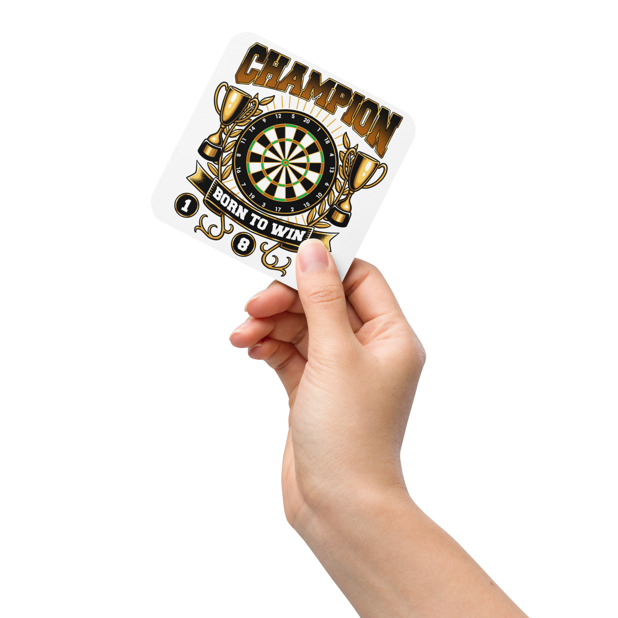 Dart Korkuntersetzer – mit CHAMPION Design für Turniersieger – Bild 4