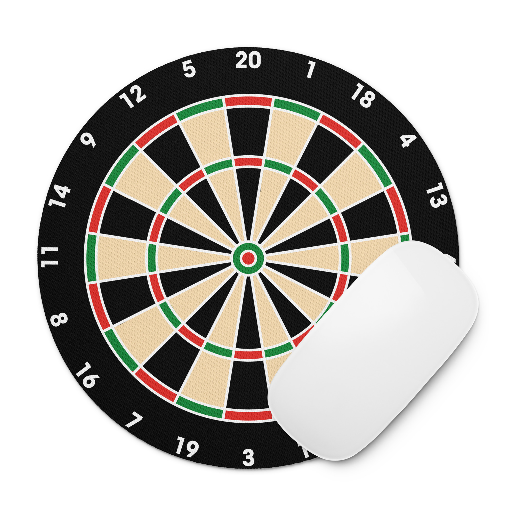 Dart Mousepad – rundes Dartboard Design für präzise Treffer am Schreibtisch – Bild 2