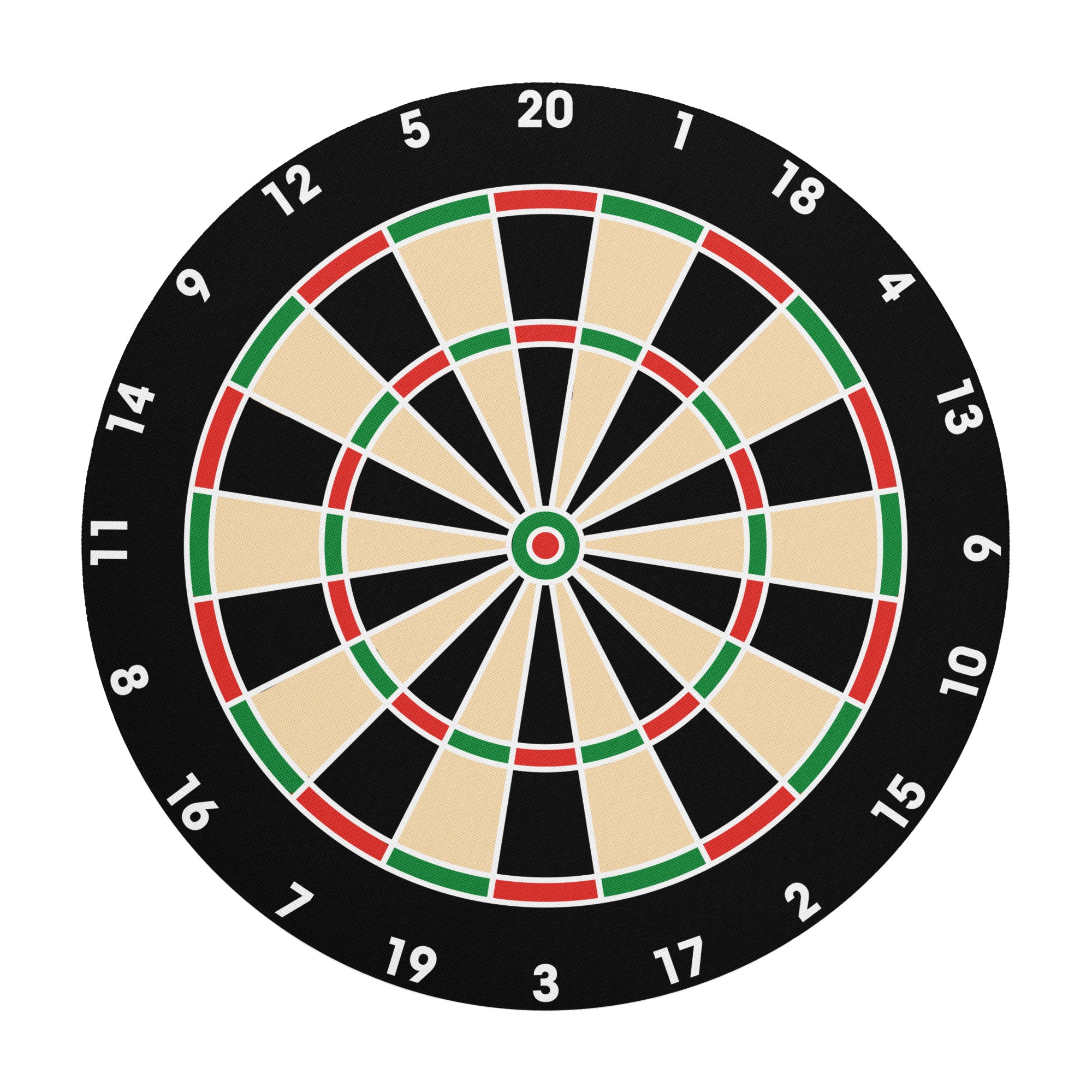 Dart Mousepad – rundes Dartboard Design für präzise Treffer am Schreibtisch – Bild 3