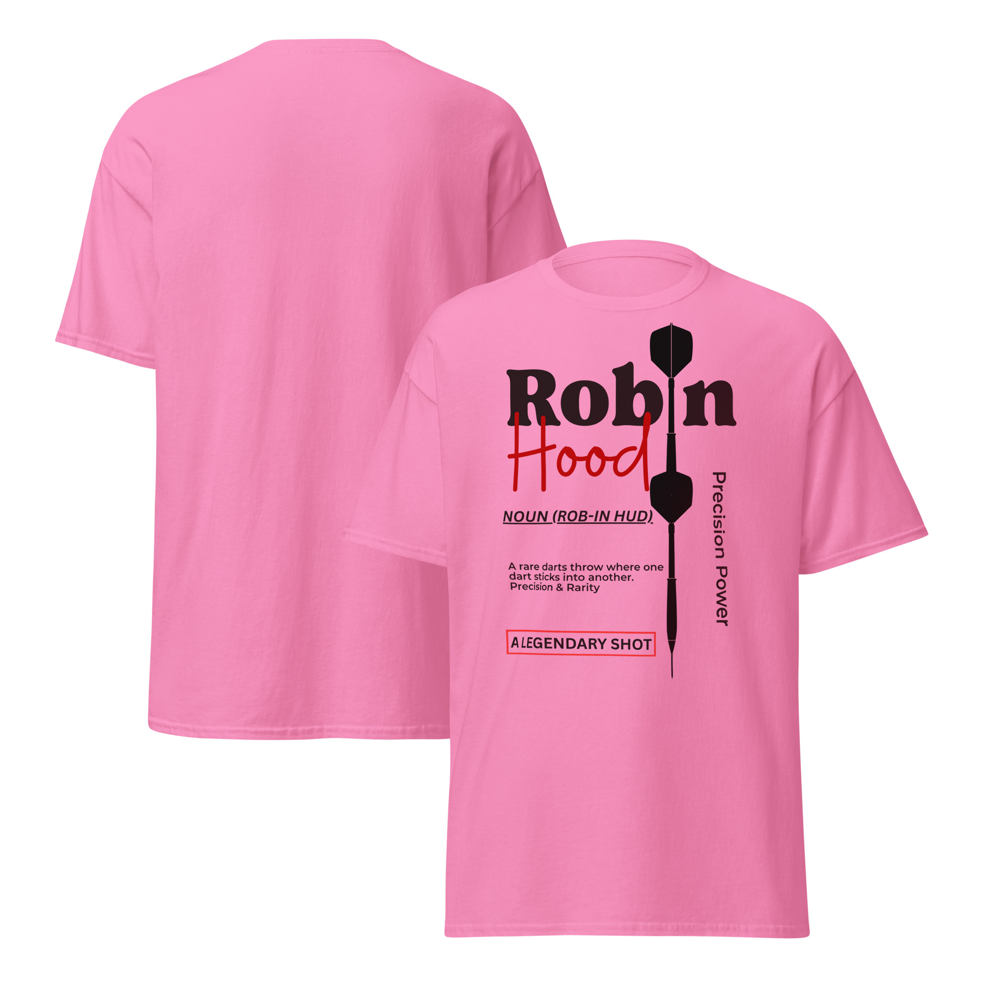 Dart T-Shirt – Robin Hood Design für Spielerinnen mit Stil & Zielgenauigkeit – Bild 5