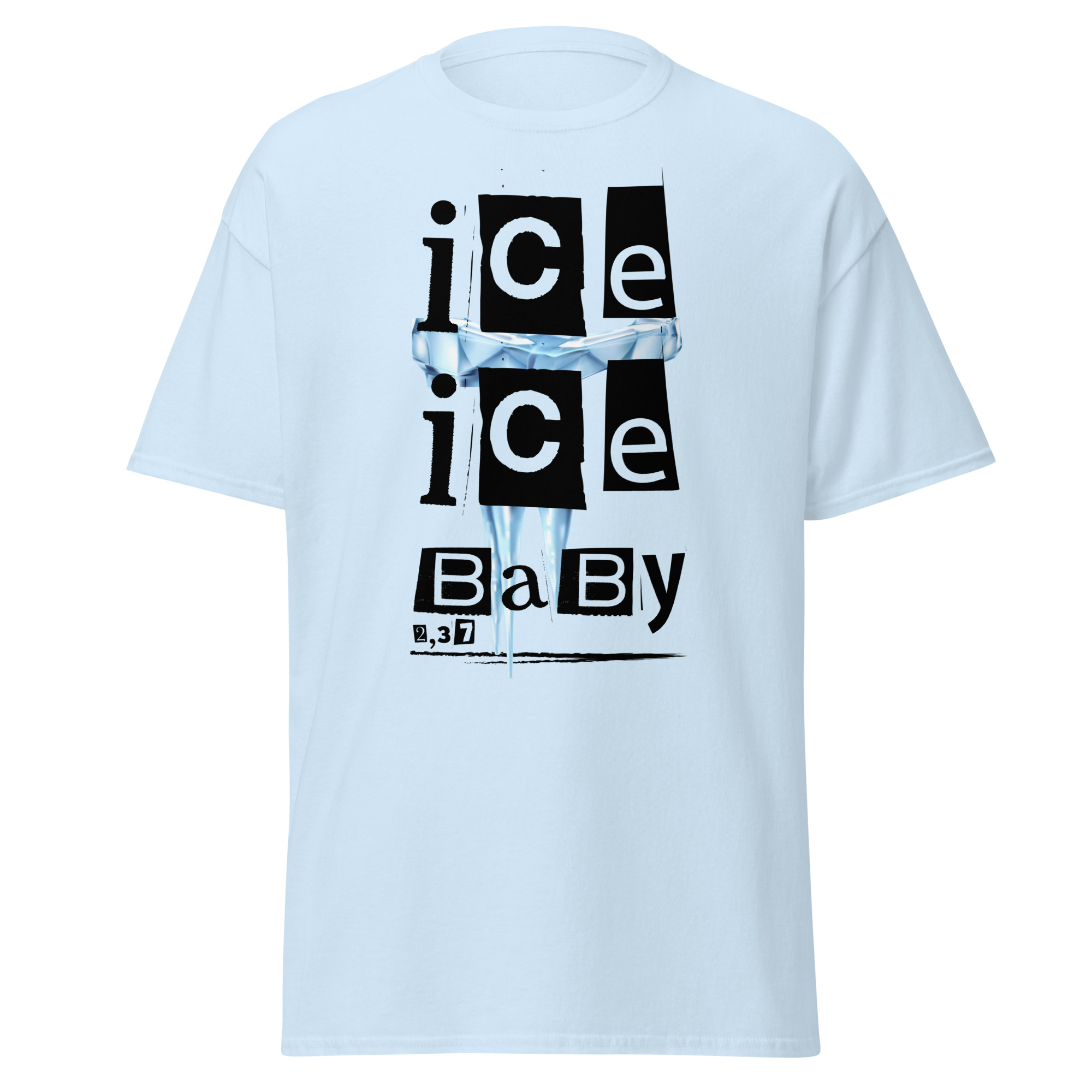 Dart T-Shirt – ICE ICE BABY Design für Spielerinnen mit Coolness am Oche – Bild 4
