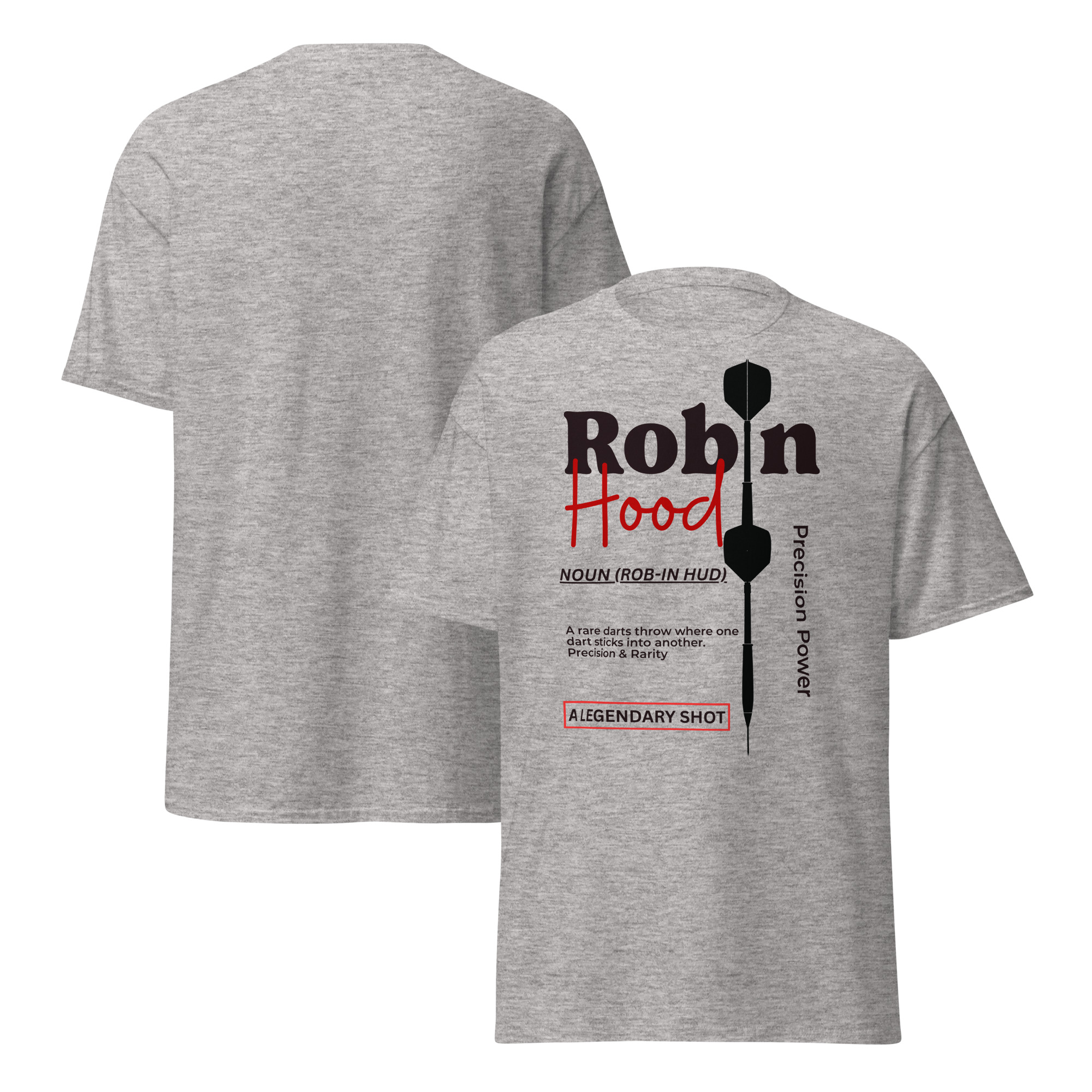 Dart T-Shirt – Robin Hood Design für Spielerinnen mit Stil & Zielgenauigkeit – Bild 9