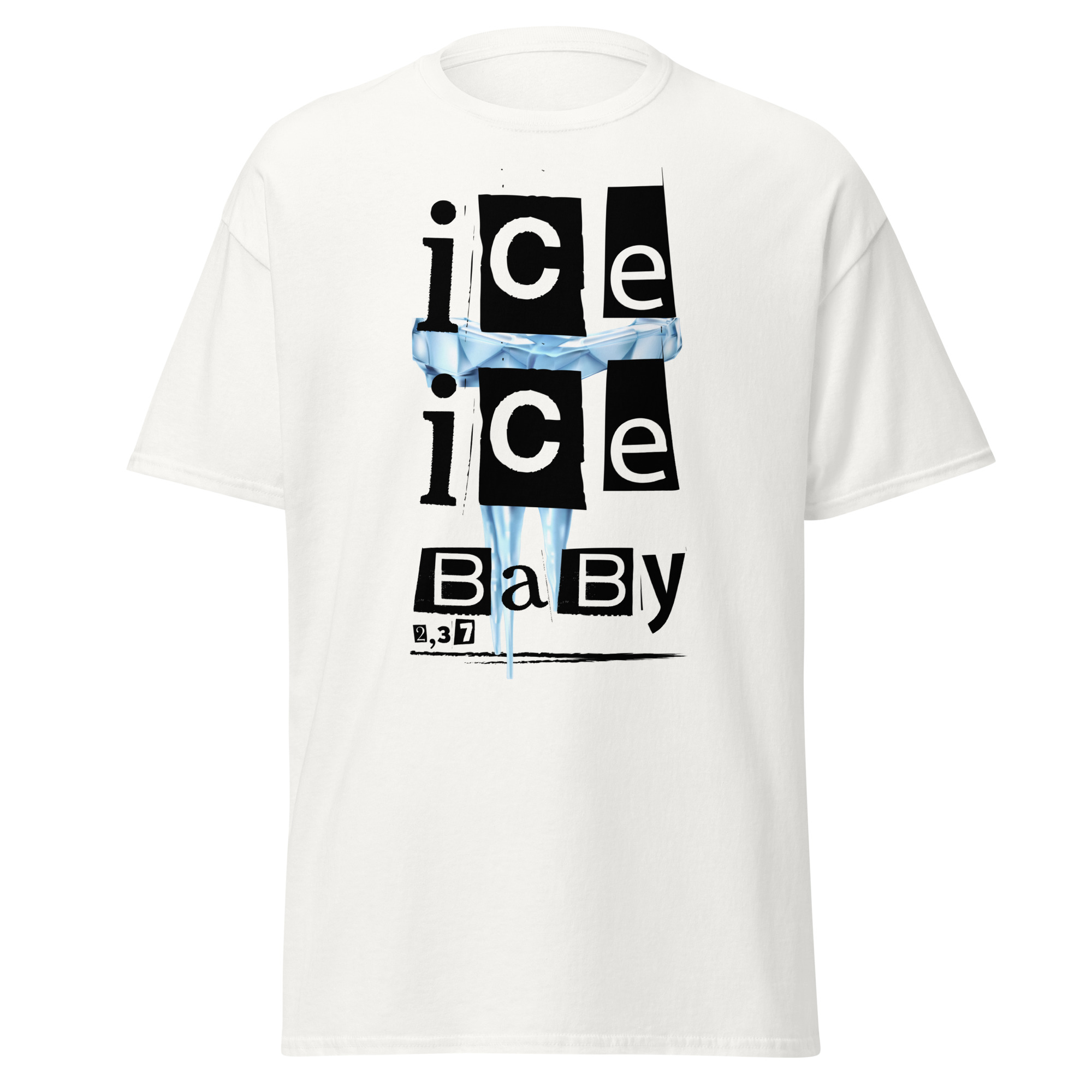 Dart T-Shirt – ICE ICE BABY Design für Spielerinnen mit Coolness am Oche – Bild 7