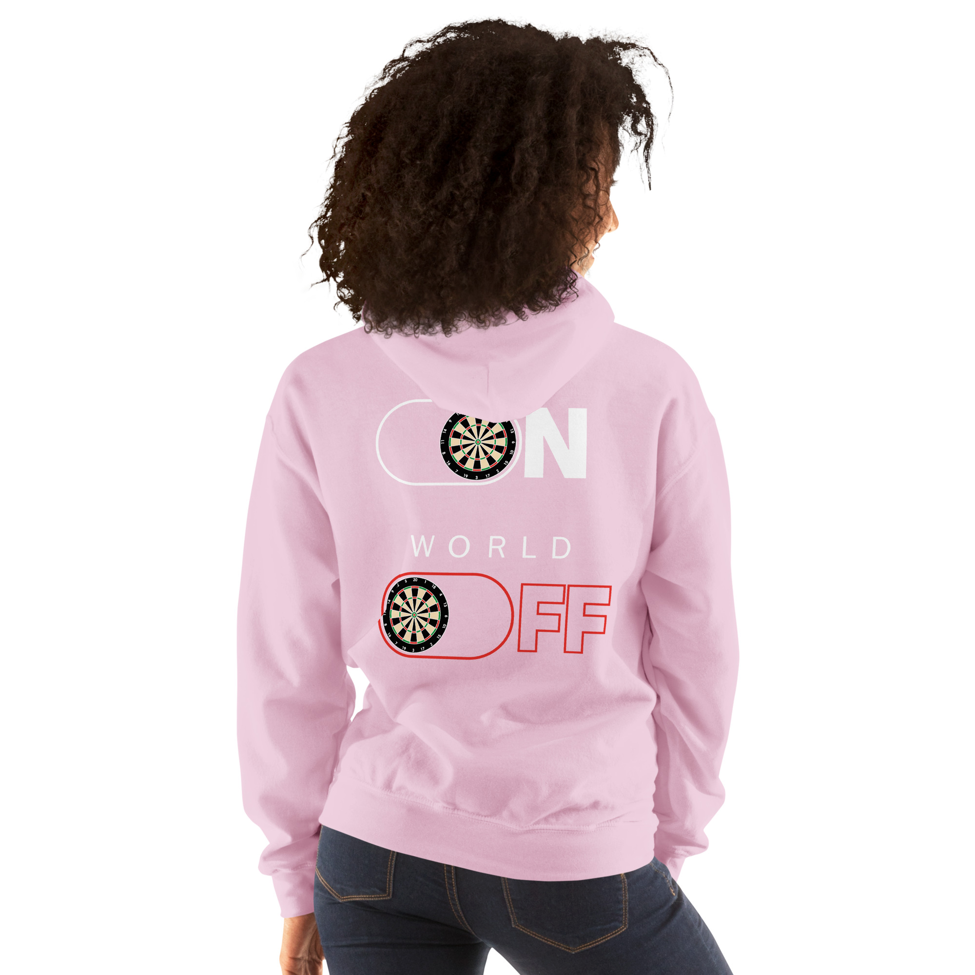 Dart Hoodie – Game On World Off Design für entspannte Darts-Momente – Bild 18