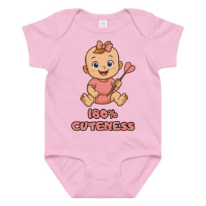 Dart Baby Body – 180 % Cuteness Babybekleidung für Mädchen mit liebevollem Dart Design