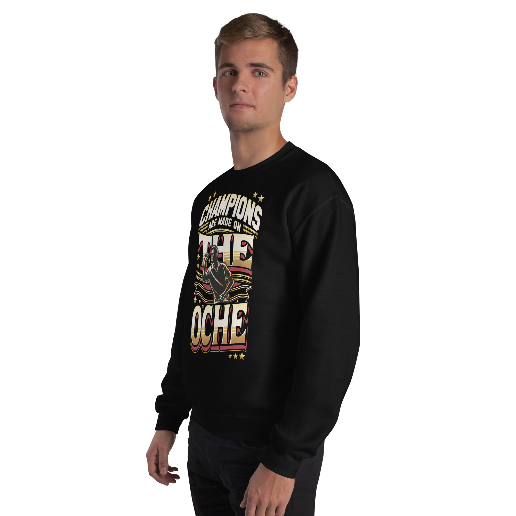 Dart Pullover – Champions Are Made on the Oche für ambitionierte Spieler – Bild 12