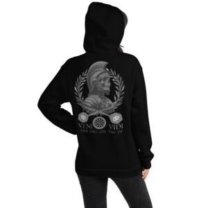 Dart Hoodie – Veni Vidi D1 Backprint Design mit starker Aussage