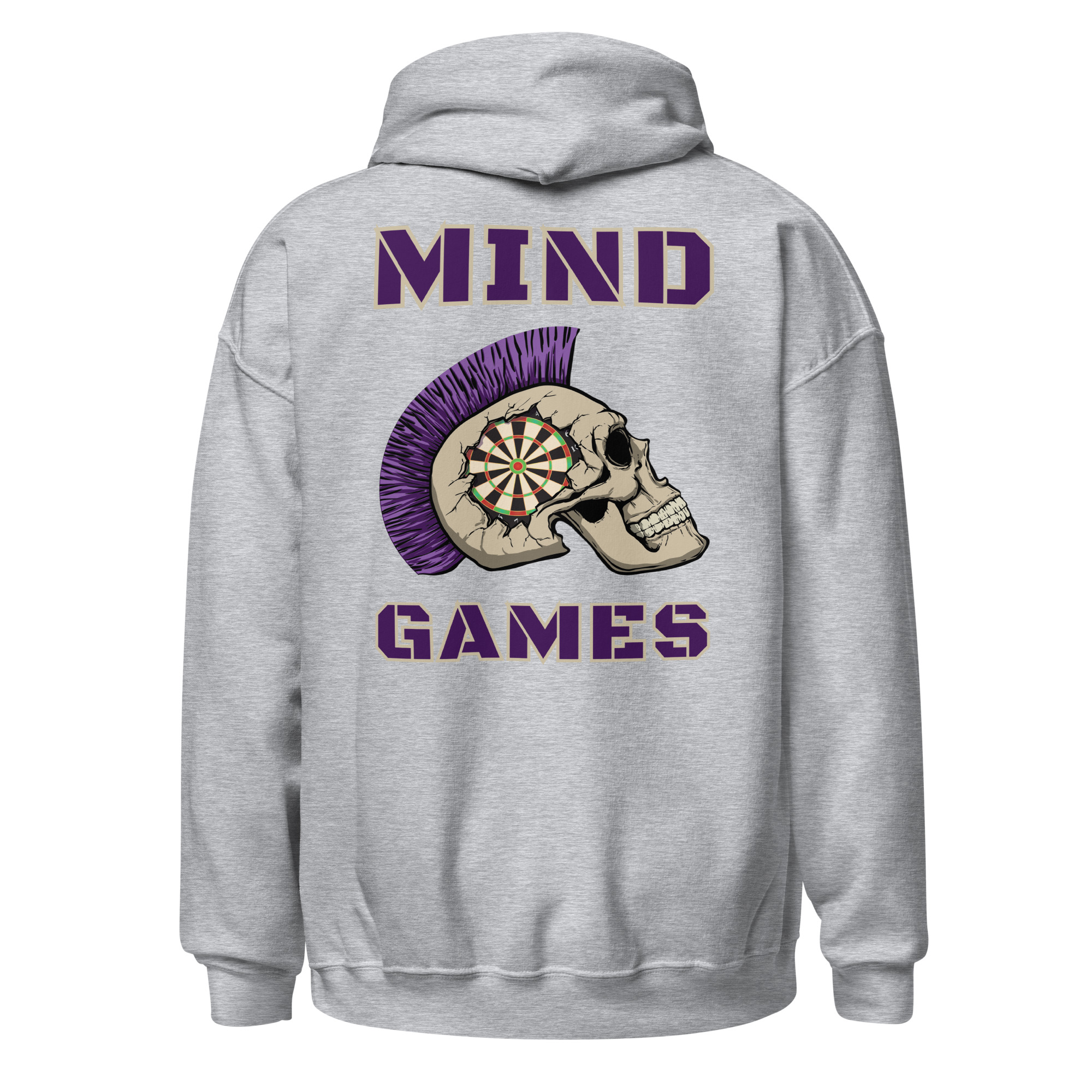 Dart Hoodie – Mind Games Backprint mit mentaler Stärke und ikonischer Symbolik – Bild 2