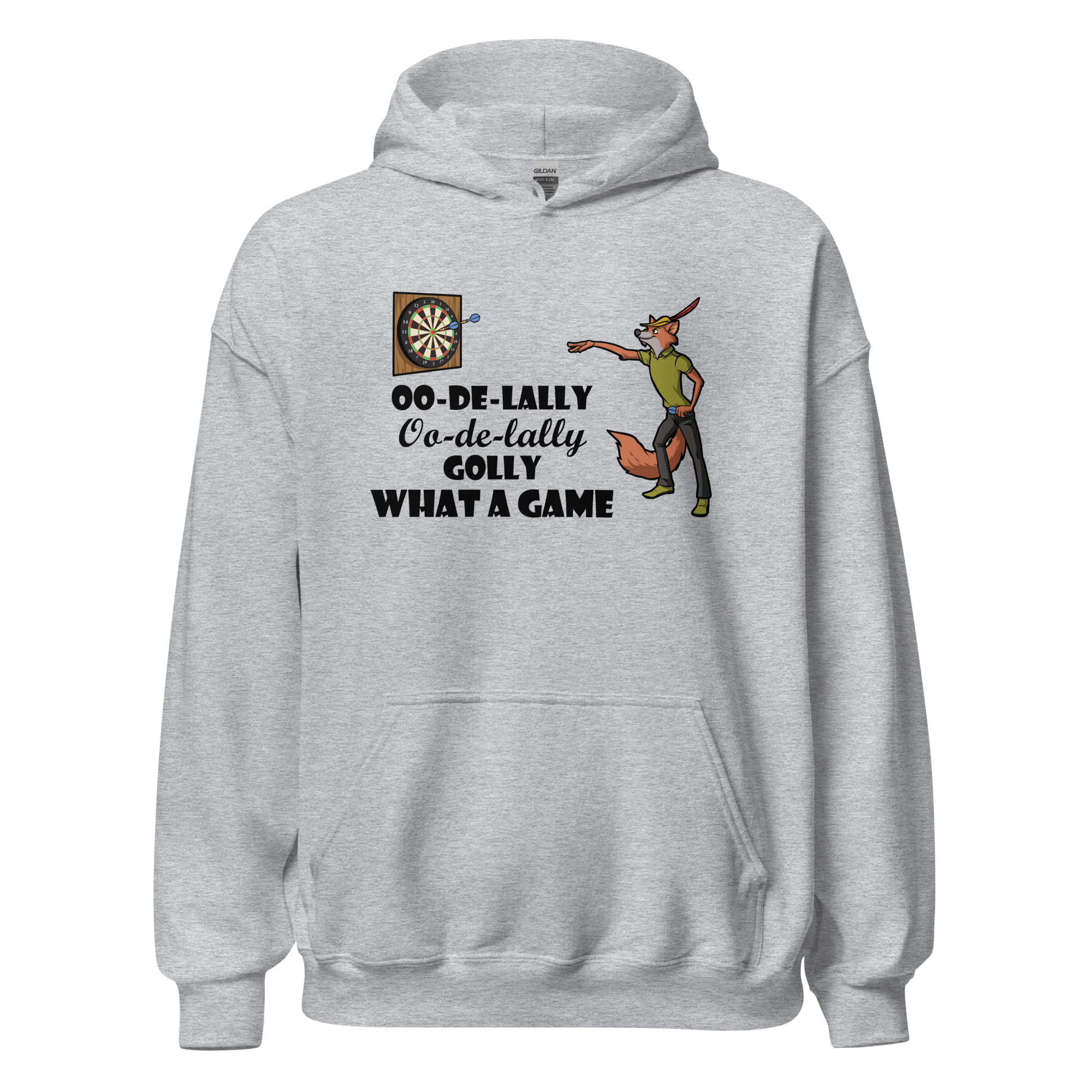 Dart Hoodie – Robin Hood Shot Design für kompromisslose Präzision und magische Dartmomente – Bild 3