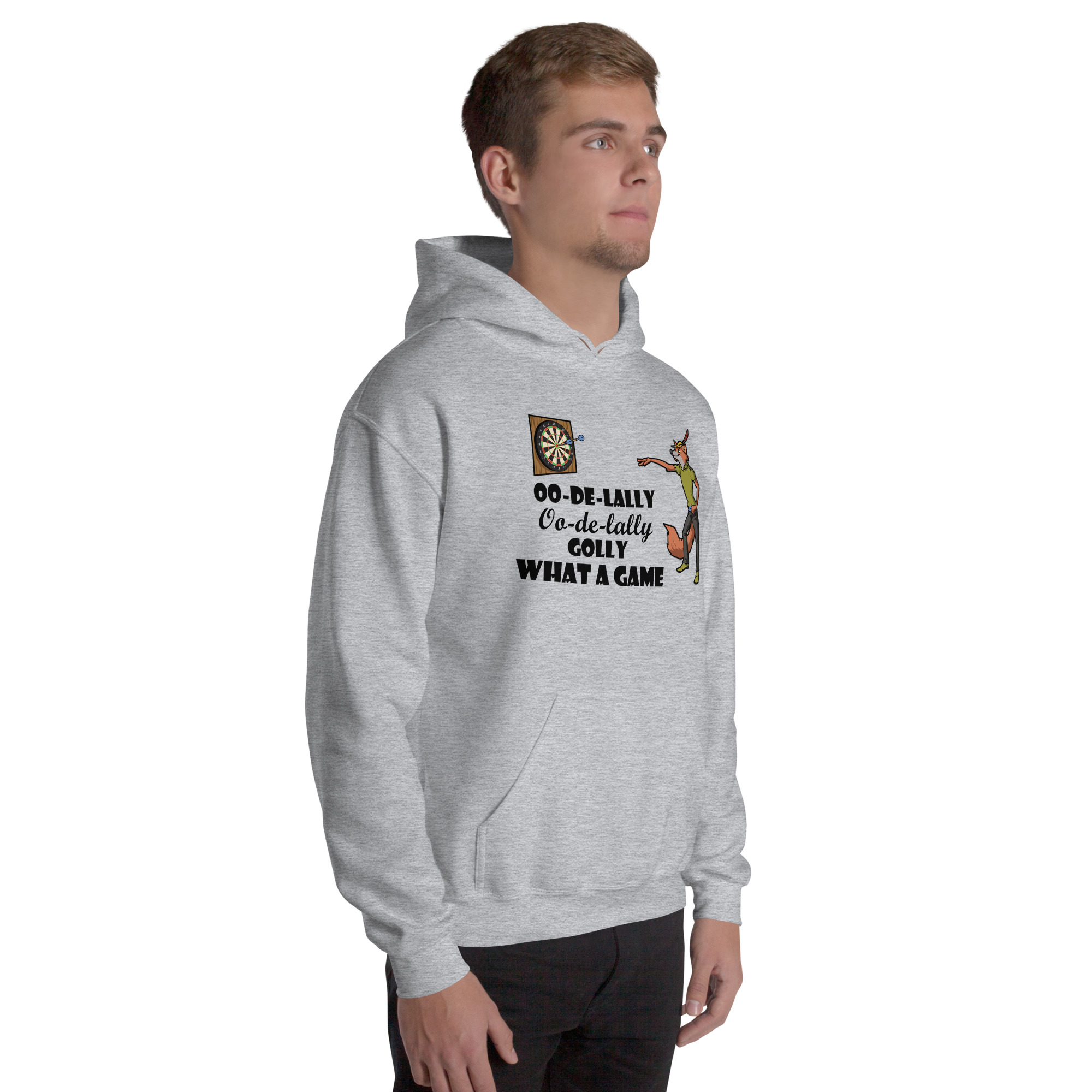 Dart Hoodie – Robin Hood Shot Design für kompromisslose Präzision und magische Dartmomente – Bild 13