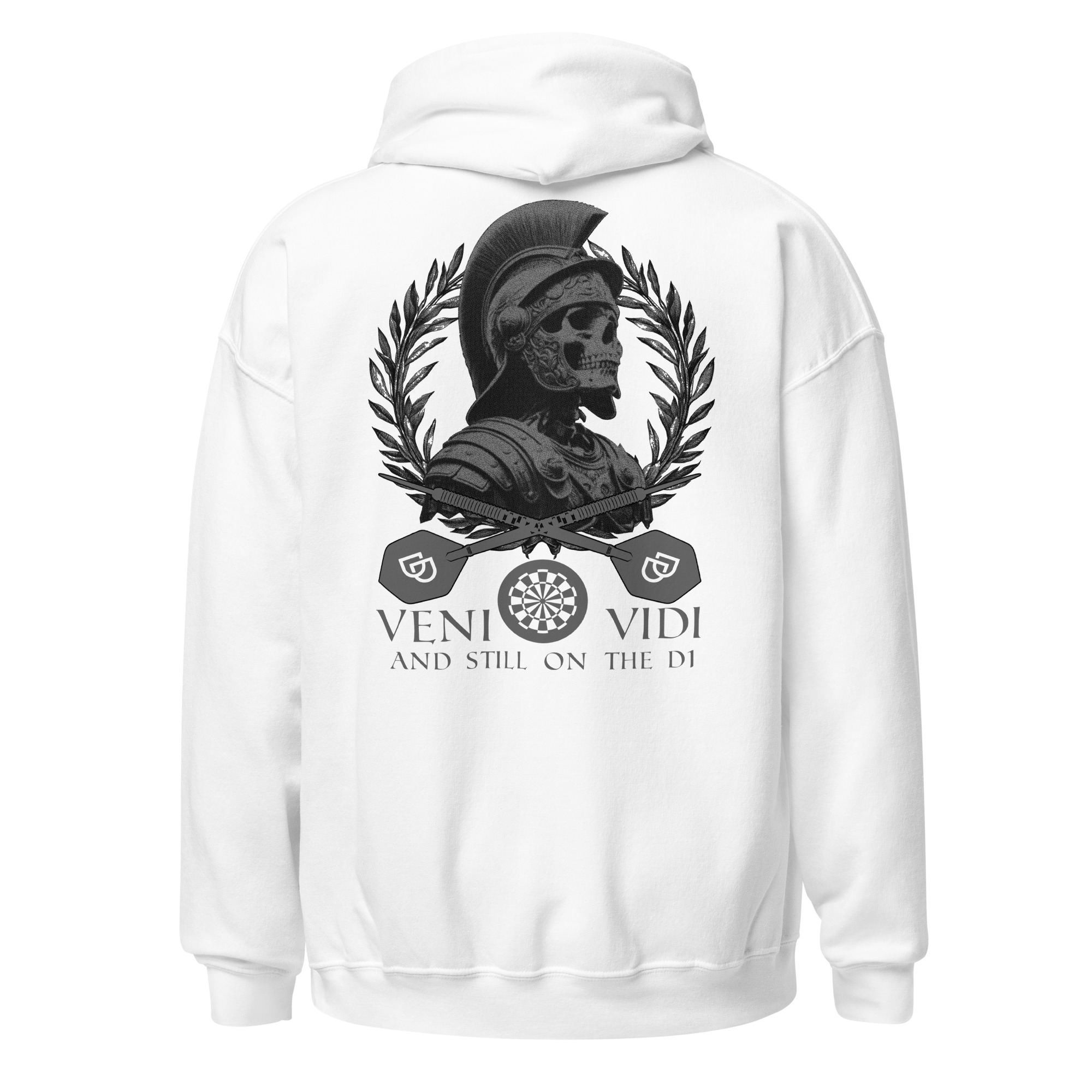 Dart Hoodie – Veni Vidi D1 Backprint Design mit starker Aussage – Bild 4