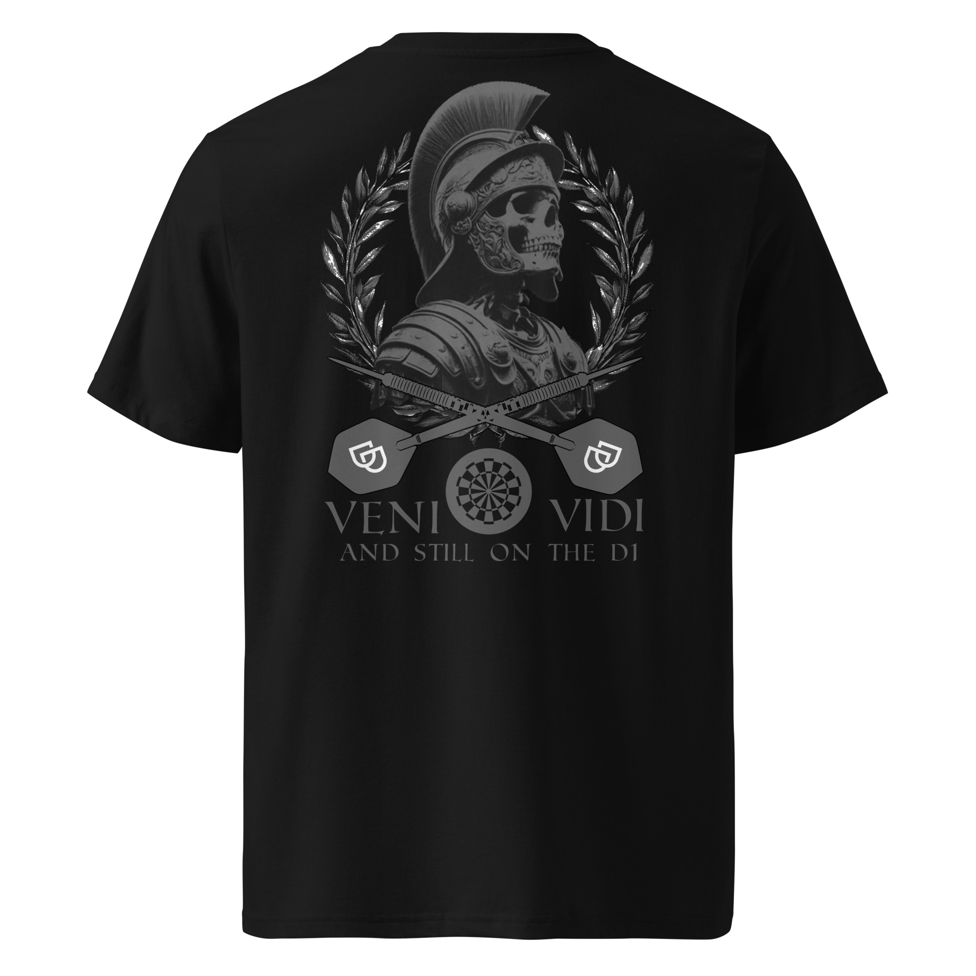 Dart T-Shirt – Veni Vidi Double 1 Design für stilvolle Dartspielerinnen – Bild 9