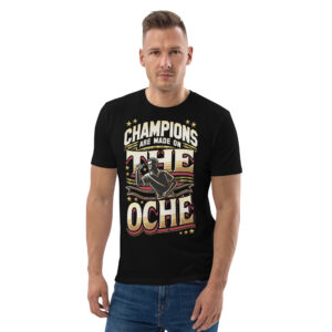 Dart T-Shirt – Champions Are Made on the Oche Retro Design für Spieler