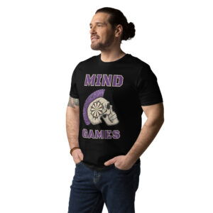 Dart T-Shirt – Mind Games Design für mentale Dartspieler