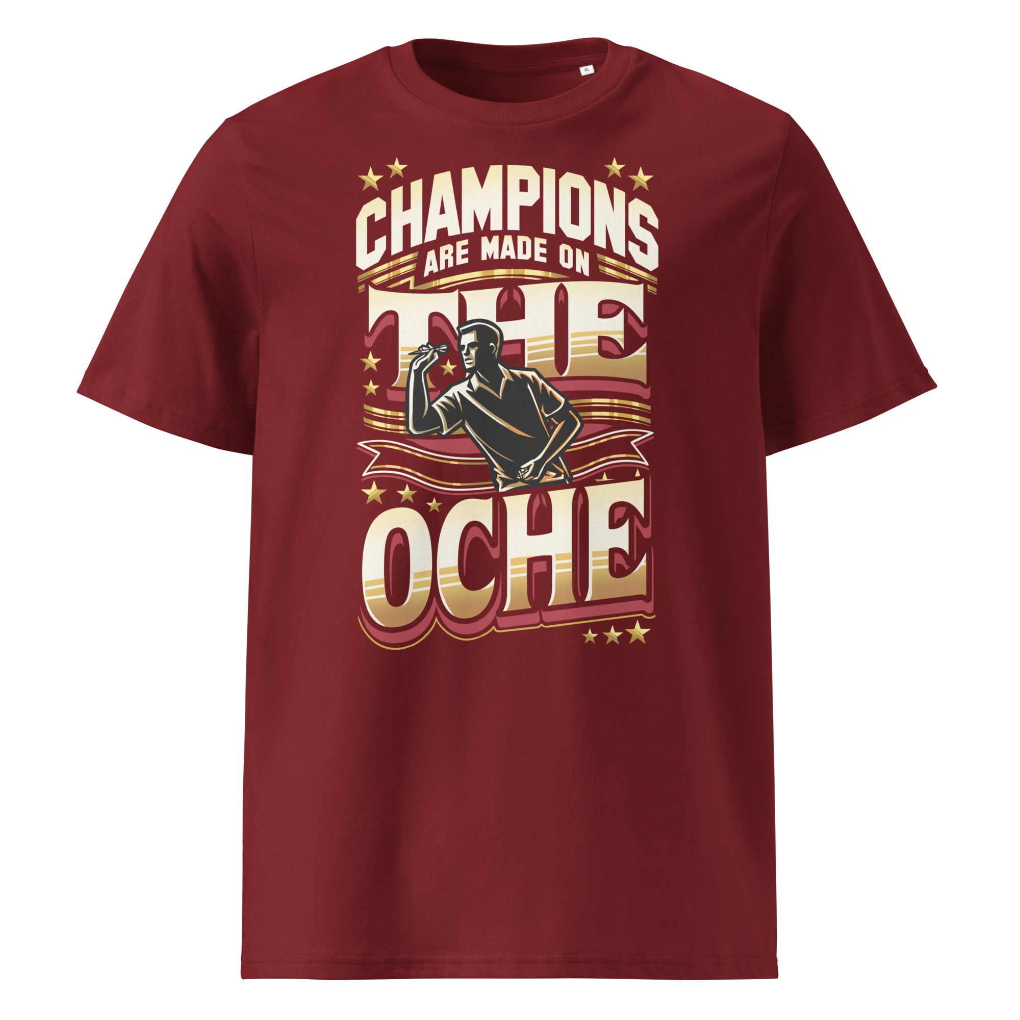 Dart T-Shirt – Champions Are Made on the Oche Retro Design für Spieler – Bild 5