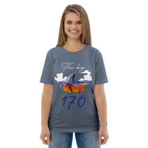 Dart T-Shirt – The Big Fish 170 Design für ambitionierte Dartspielerinnen