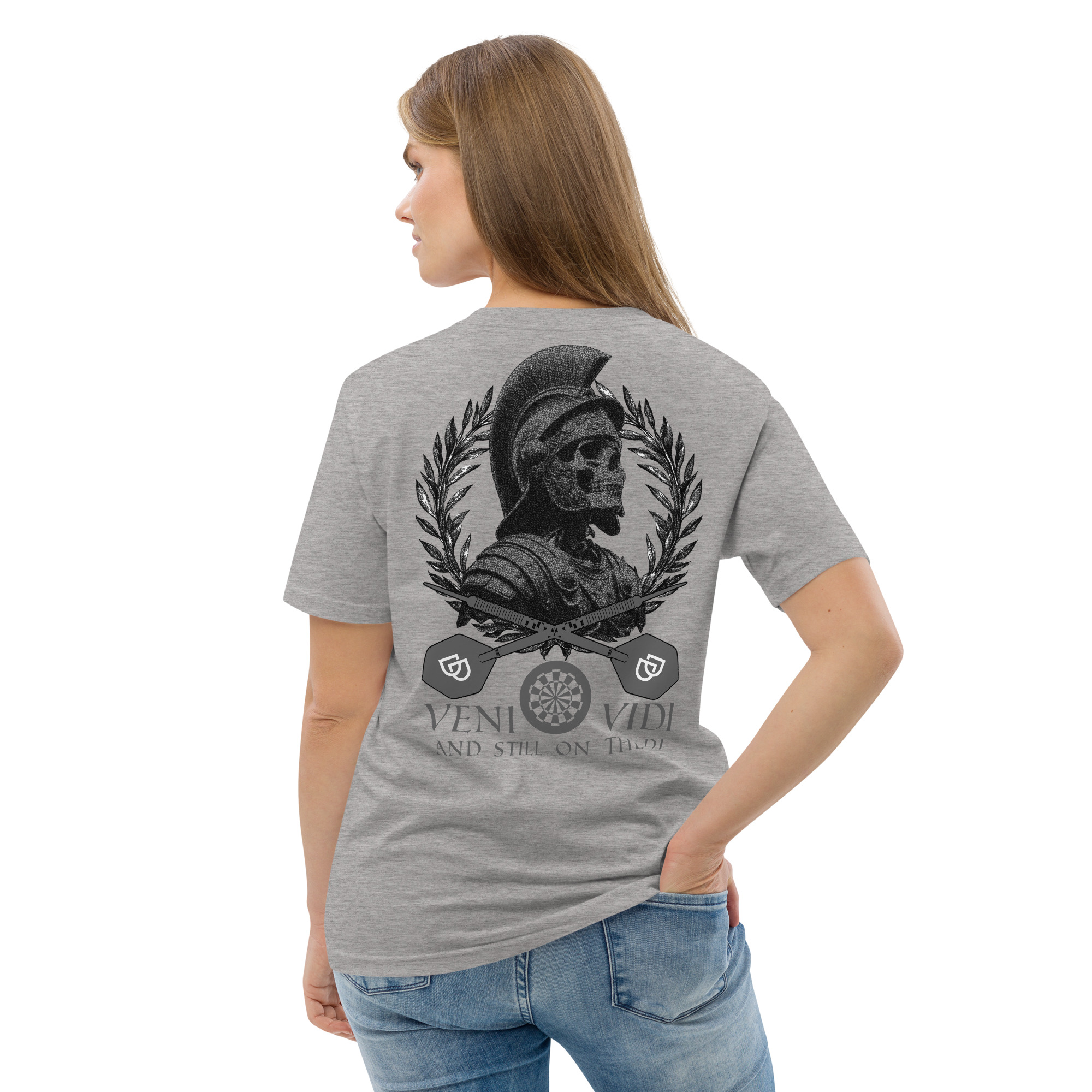 Dart T-Shirt – Veni Vidi Double 1 Design für stilvolle Dartspielerinnen – Bild 14