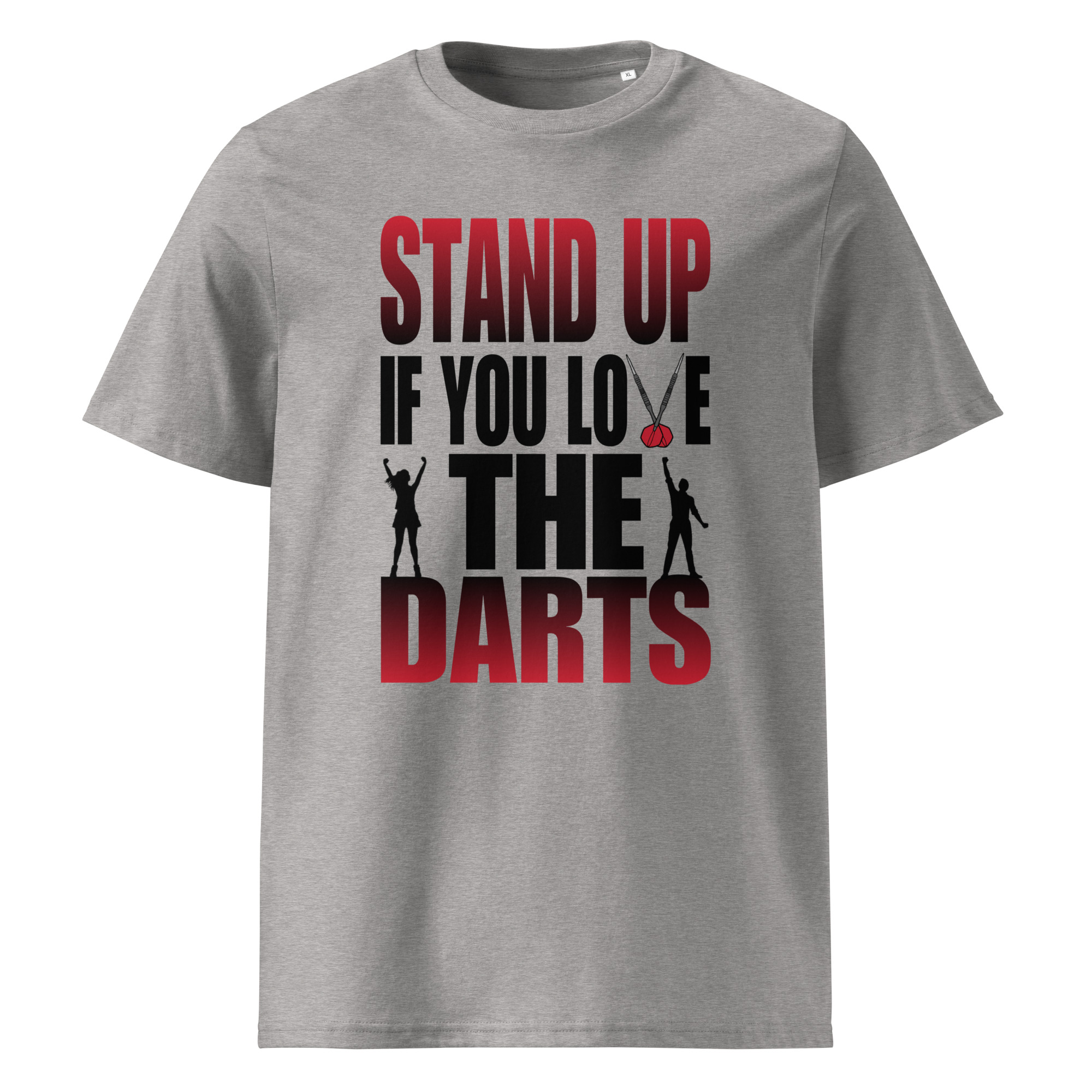 Dart T-Shirt – Stand Up If You Love The Darts Design für leidenschaftliche Spieler – Bild 3