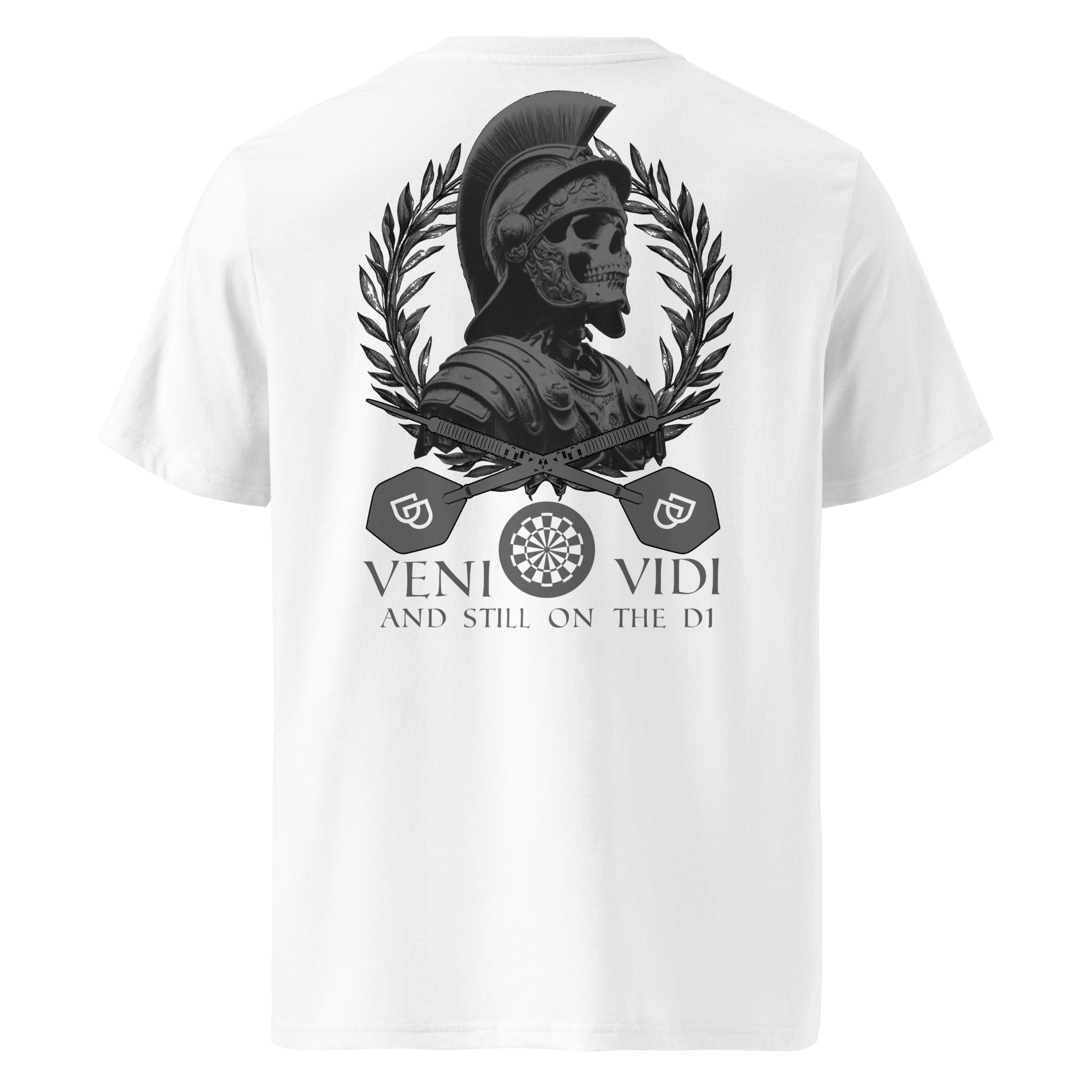 Dart T-Shirt – Veni Vidi Double 1 Design für stilvolle Dartspielerinnen – Bild 4