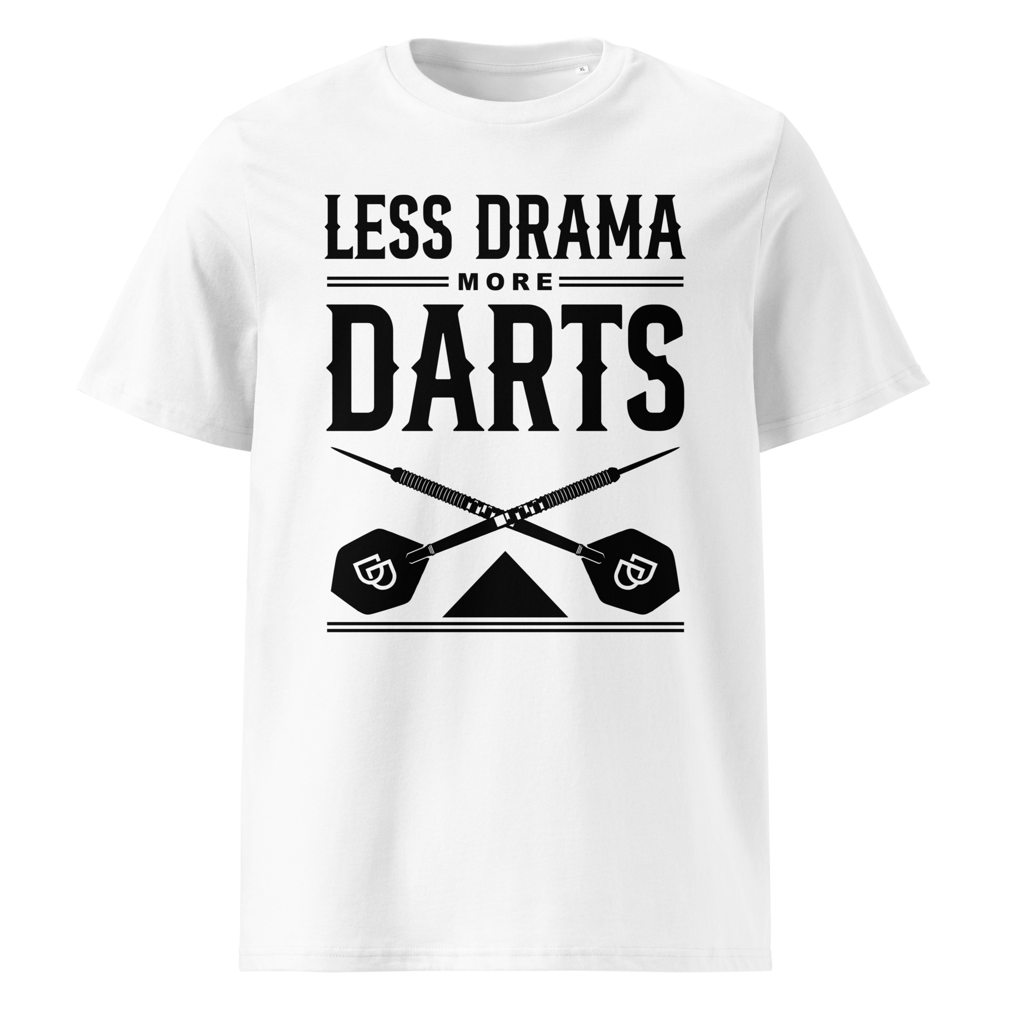 Dart T-Shirt – Less Drama More Darts Western Style für Spielerinnen – Bild 2