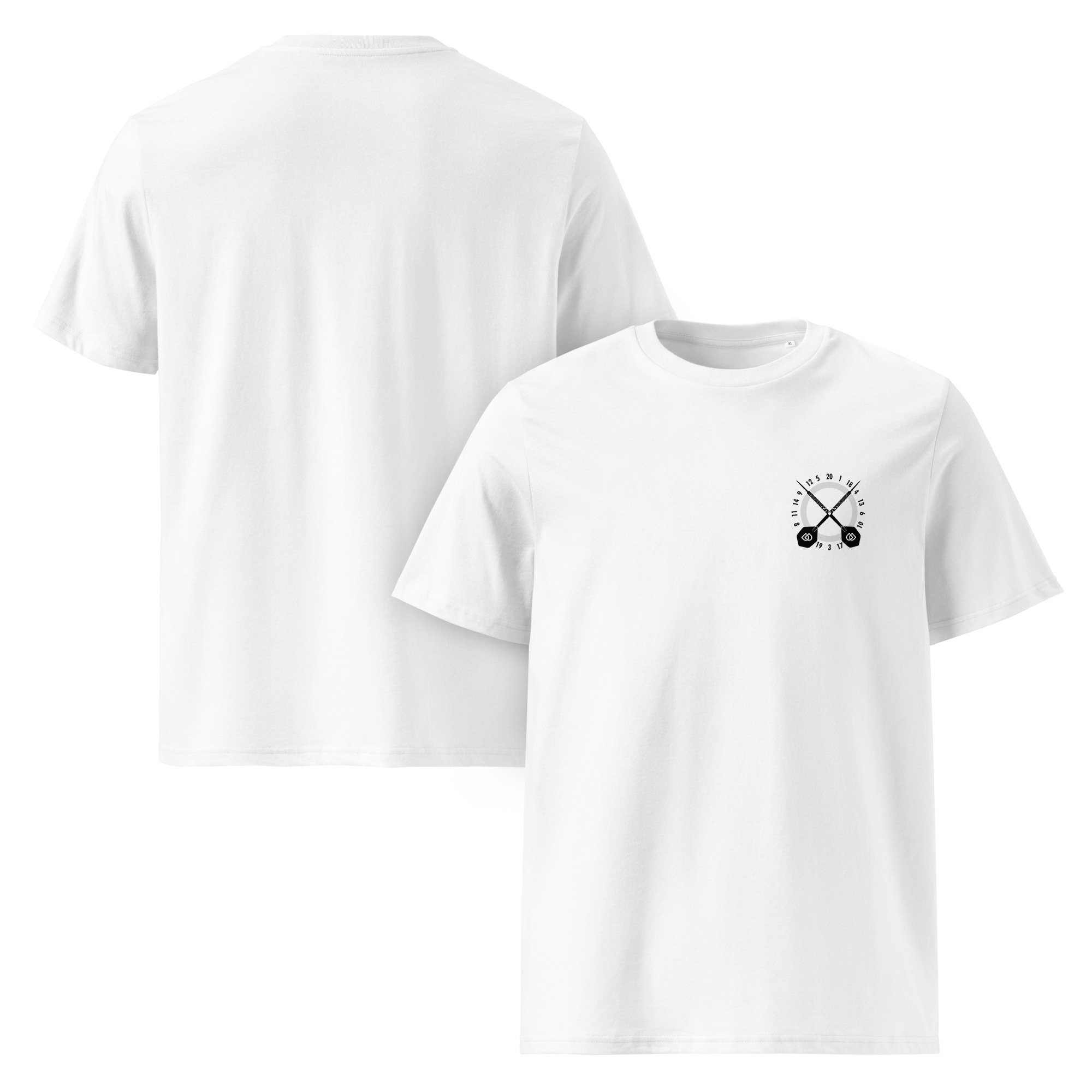 Dart T-Shirt – Crosscheck Frontprint Design für fokussierte Spielerinnen – Bild 2