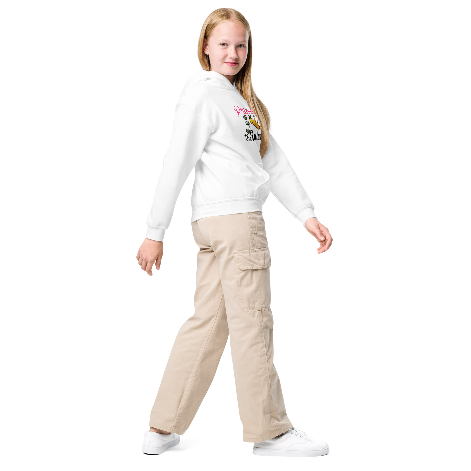Dart Hoodie – Princess of the Palace für junge Spielerinnen mit Herz und Haltung – Bild 5