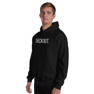 Dart Hoodie – Checkout Statement Design mit großem Frontprint
