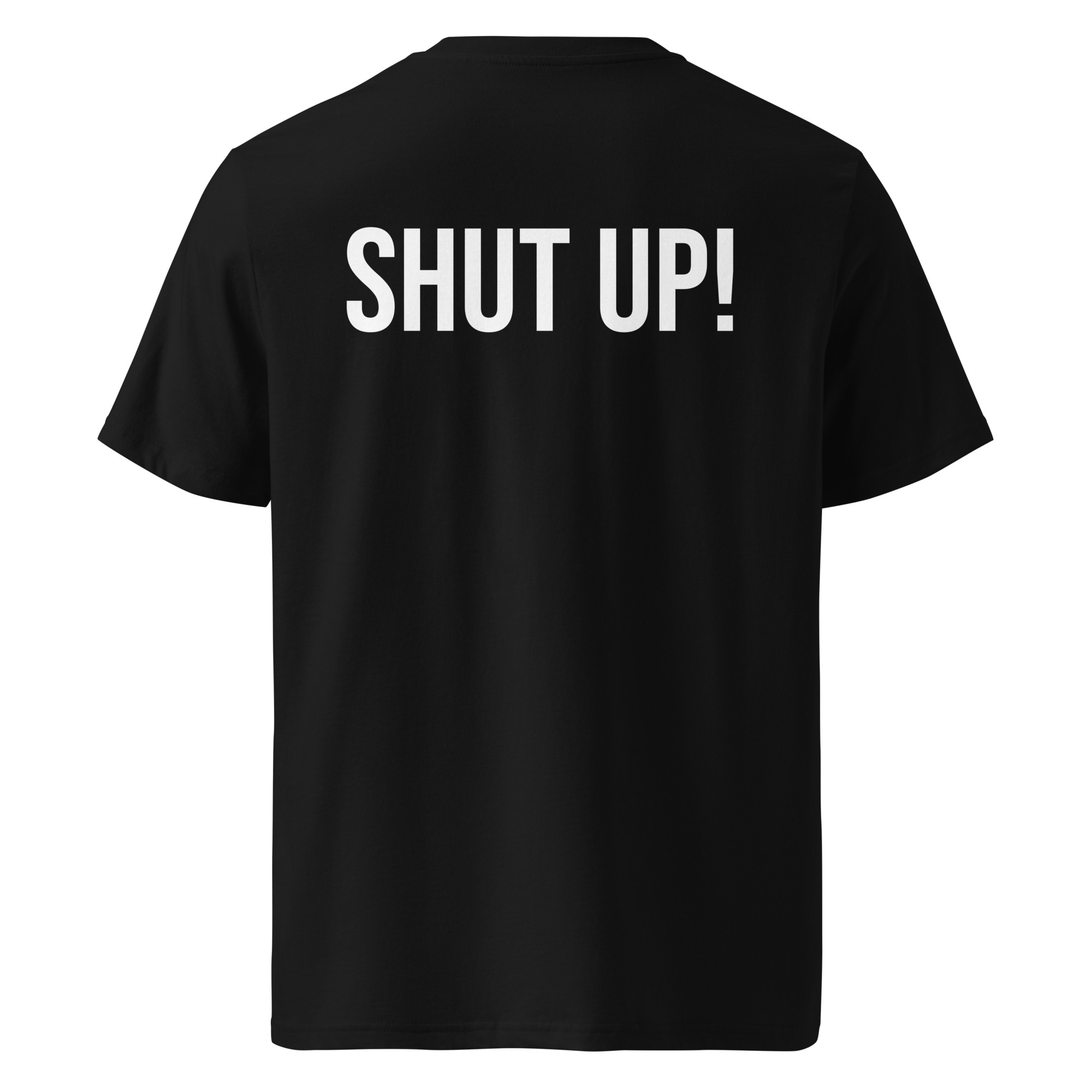 Dart T-Shirt – SHUT UP Statement Design mit Caller Moment und klarer Ansage – Bild 4