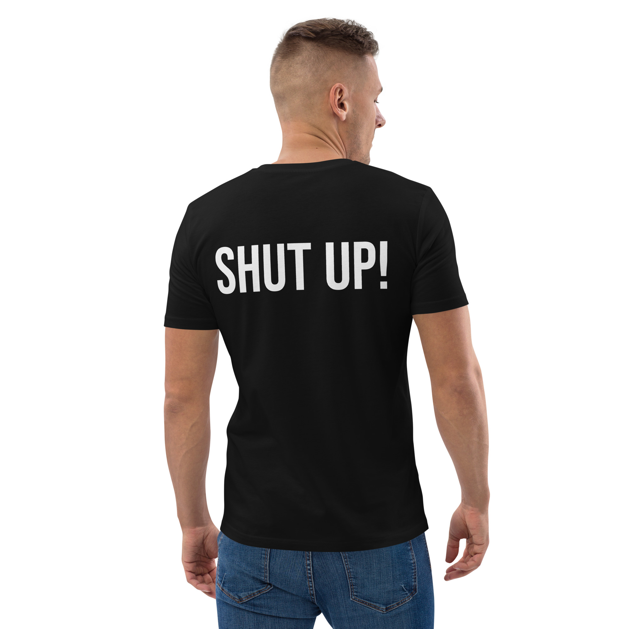 Dart T-Shirt – SHUT UP Statement Design mit Caller Moment und klarer Ansage – Bild 2